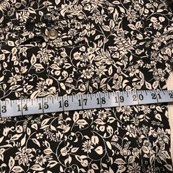 Charter Club Black and White floral Jacket - Picture 6 of 6